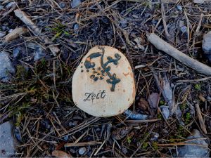 "Zeitstein am Wegesrand"